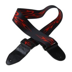 Cinghia per Chitarra Heavy Metal Fiamme dell'Inferno