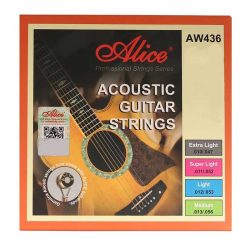 Avant Cordes per Chitarra Acustica - Bronzo Fosforo, Caldo, Suono Chiaro, Acuti Chiari e Melodiosi e Basso Profondo e Stabile