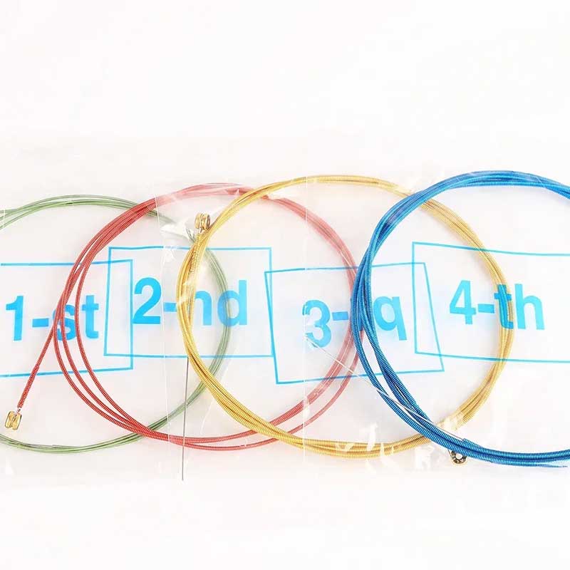 Corde per Basso Elettrico - Corde per Pratica & Performance, Aspetto Brillante e Colorato