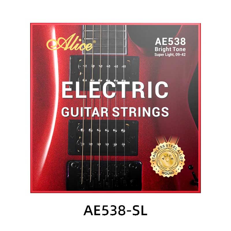 Cuerdas de Guitarra Eléctrica - Alta Permeabilidad Magnética, Para Uso Profesional, Aleación de Acero Inoxidable Súper Ligero