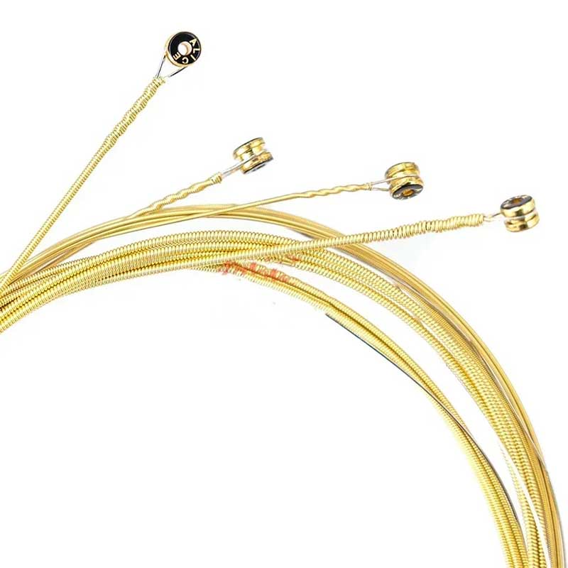 Corde per Chitarra Acustica - Bronzo 8020, Profondo, Suono Chiaro, Rivestimento Lucidato Nano