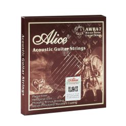 Corde per Chitarra Acustica - Bronzo Fosforoso, Caldo, Suono Chiaro, Estremità delle Palle Contrassegnate Specialmente per un Accordo Più Facile