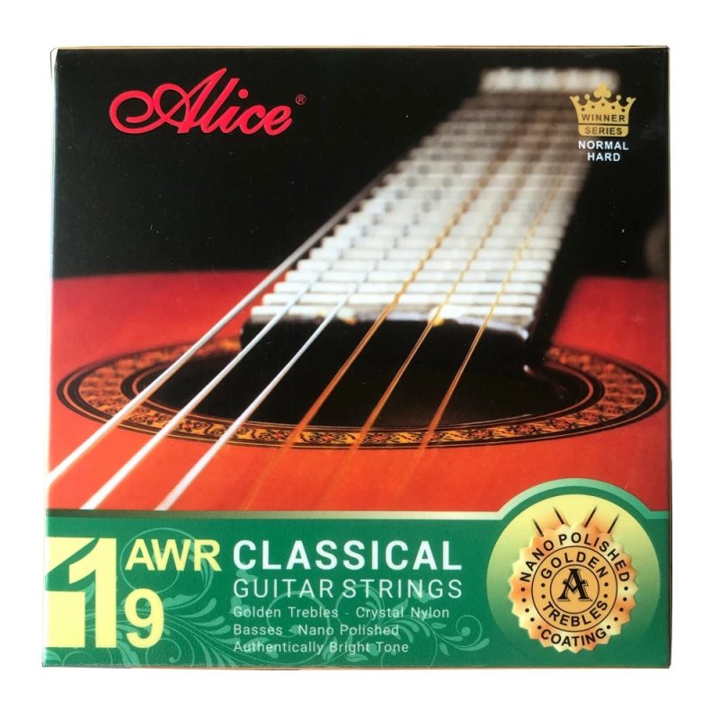 Dettagli Corde Chitarra Classica Nylon Cristallo Colore Oro-Ti dall'Aspetto Brillante e con Acuti Definiti