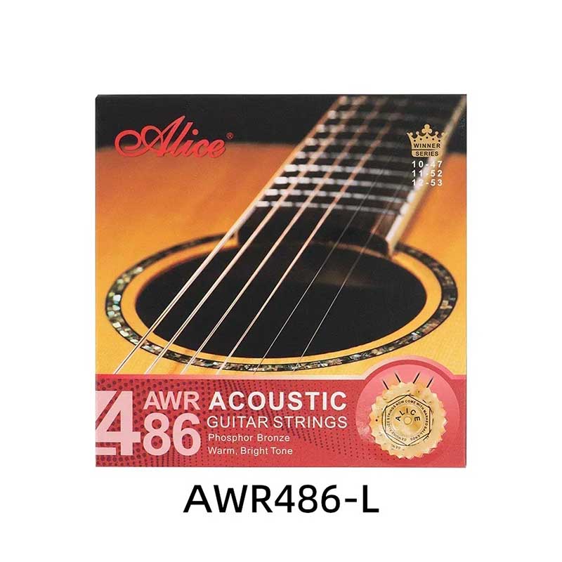 Corde Leggere per Chitarra Acustica - Bronzo Fosforoso, Caldo, Suono Chiaro, Rivestimento Lucidato Nano