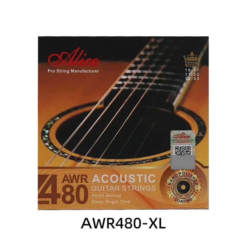 Super Leggere Corde per Chitarra Acustica - Bronzo 8020, Profondo, Suono Chiaro, Rivestimento Lucidato Nano