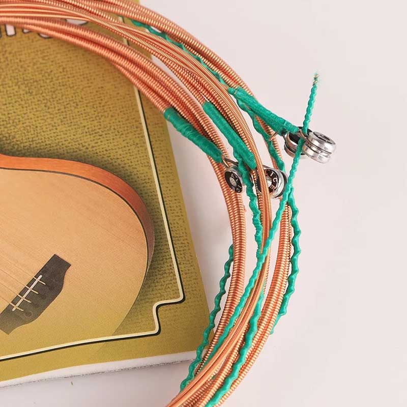 Vista detallada de Cuerdas de Bajo Eléctrico - Para la Práctica, Sonido Cálido y Elegante