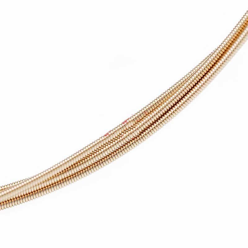 Vista dettagliata delle Corde di Chitarra Acustica a 12 Corde - Suono Luminoso, Tono Texturato e Sensazione Confortevole