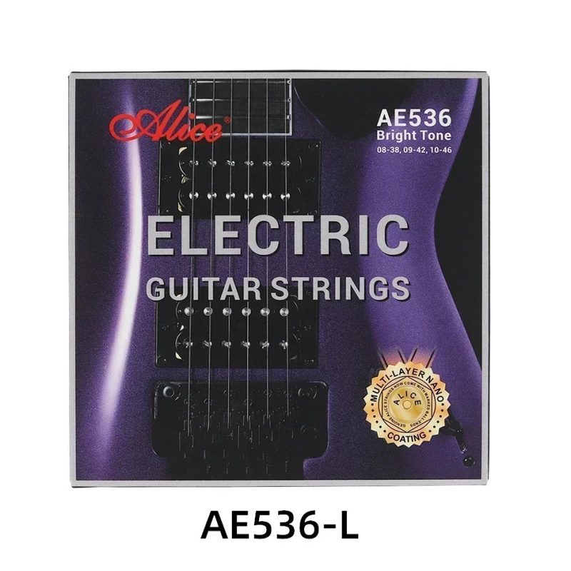 Corde per Chitarra Elettrica - Corde da Concerto, Rivestimento Nano Multi-Strato - Tensione Leggera
