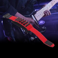 FretWrap Punk Rock con Borchie - Smorzatore di Corde per Chitarra e Basso