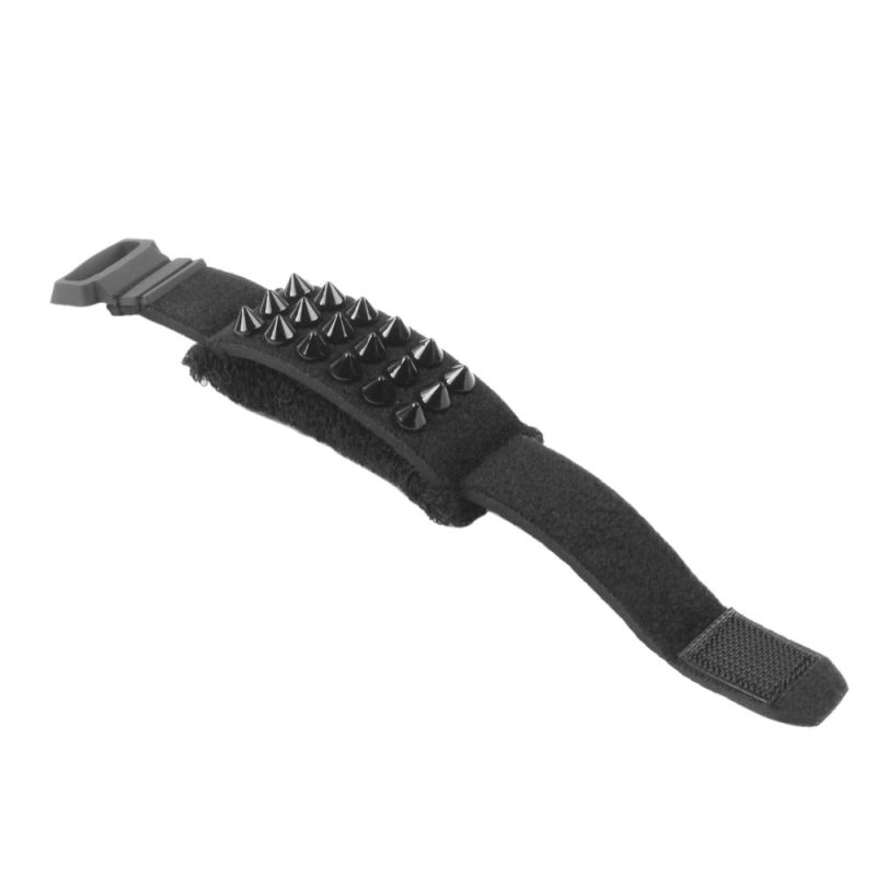 FretWrap Punk Rock con Borchie - Smorzatore per Corde per Chitarra e Basso - colore nero