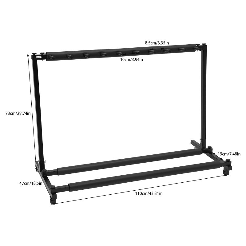 Support Multi-Guitares Stage Rack Pro - capacité 7 guitares