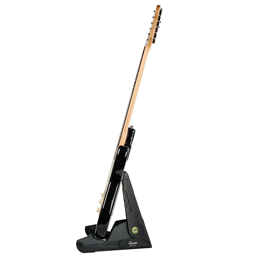 Vista laterale del Supporto Pieghevole per Chitarra 'GripX Compact