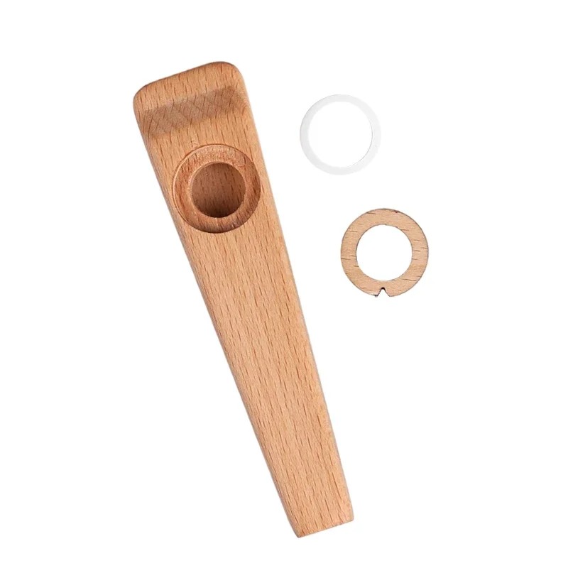 Dettagli completi del Kazoo in Legno Armonia Naturale per principianti
