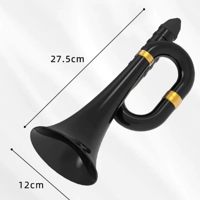 Dimensioni del Kazoo Professionale in Ottone Nero