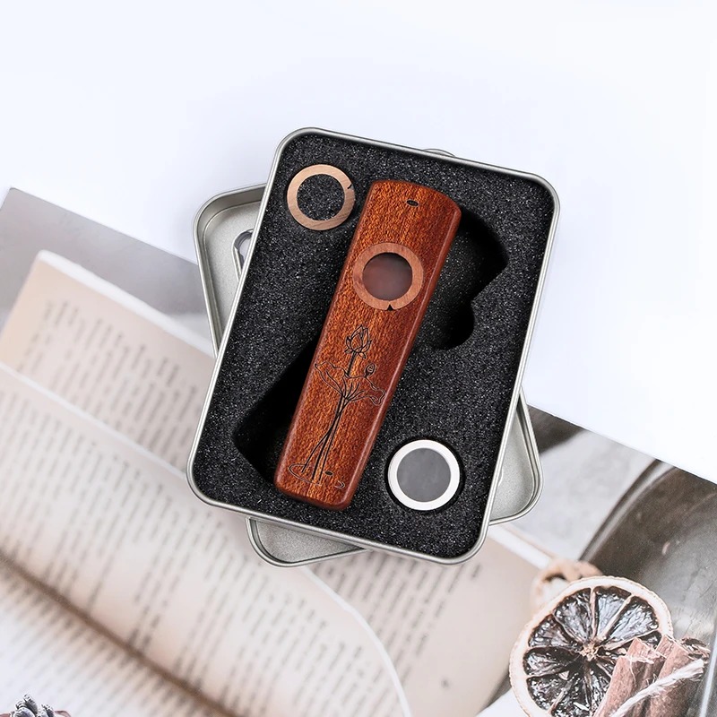 Dimensioni del Kazoo in Legno di Sapelli - Melodia Lotus - modello 2