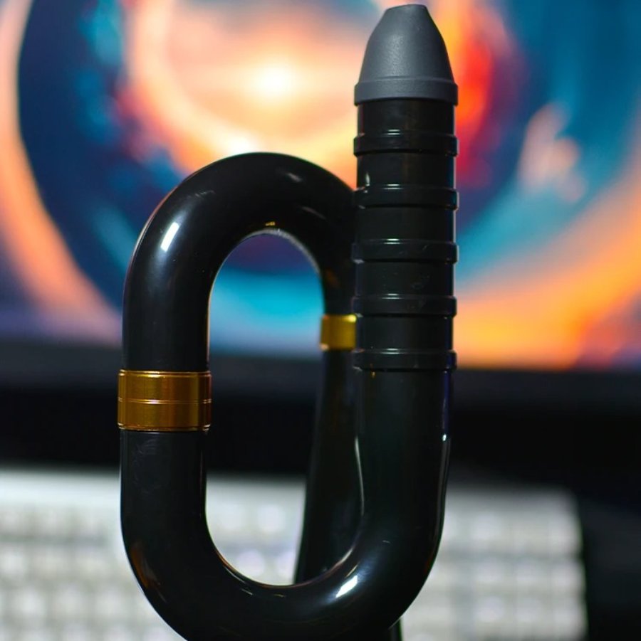 Kazoo Professionale in Ottone Nero