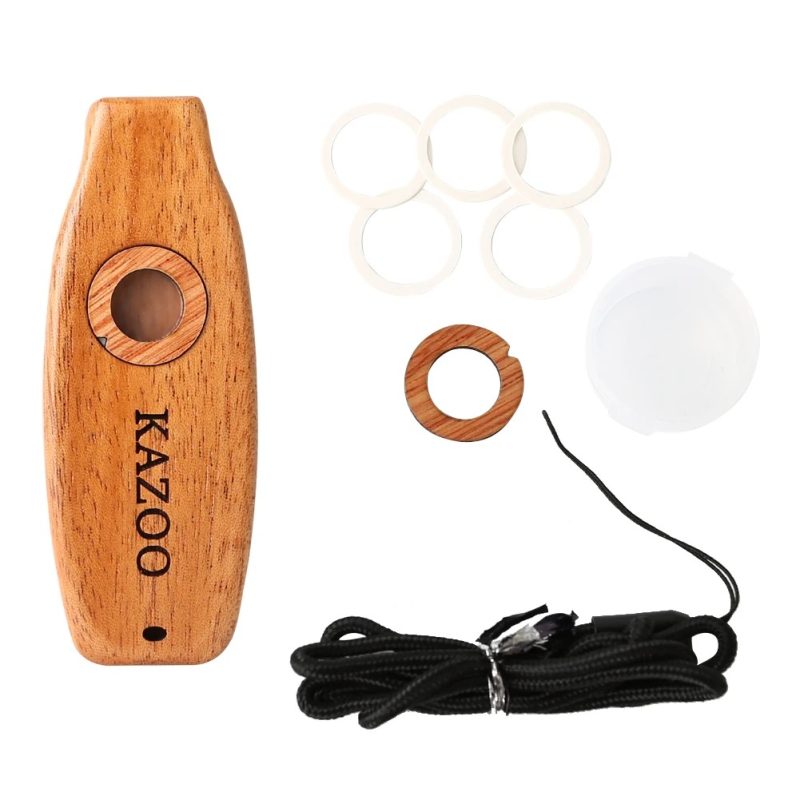 Kazoo in Legno Melodia Rustica - stile ovale