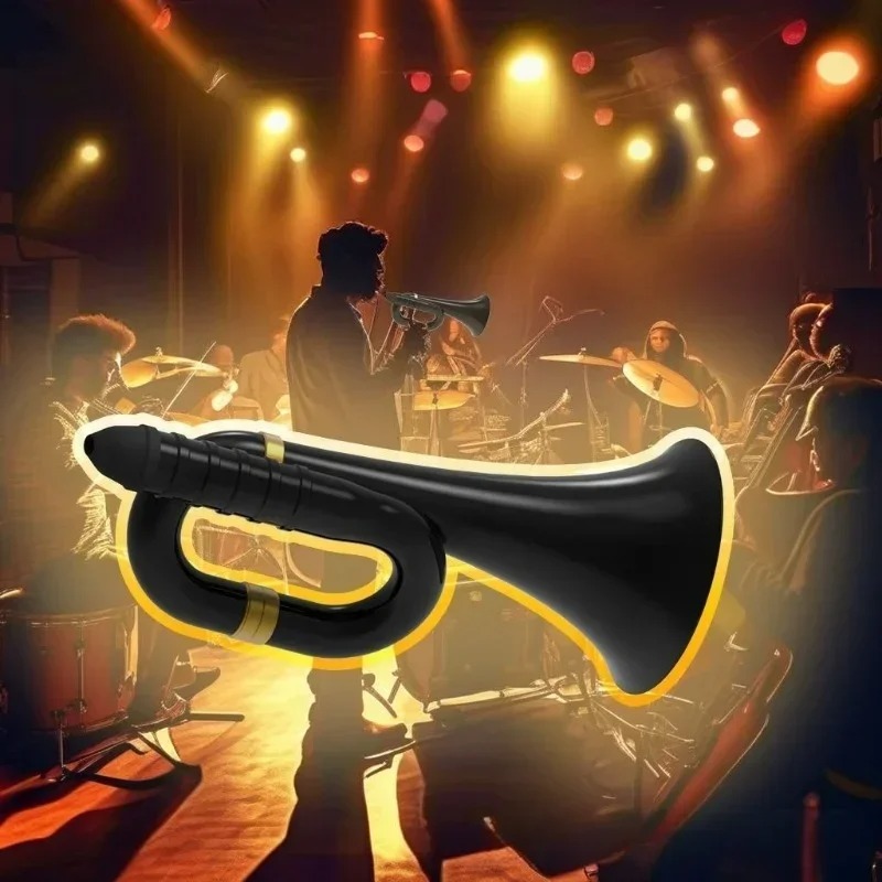 Magnifico Kazoo Professionale in Ottone Nero