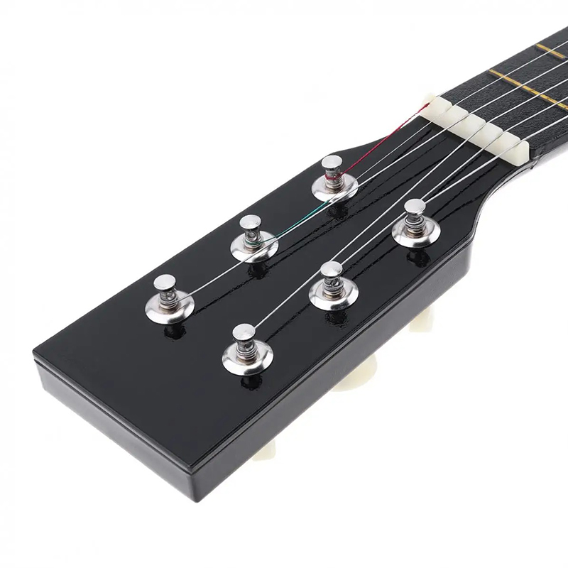 Dettagli Chitarra classica per bambini in legno di tiglio di colore nero