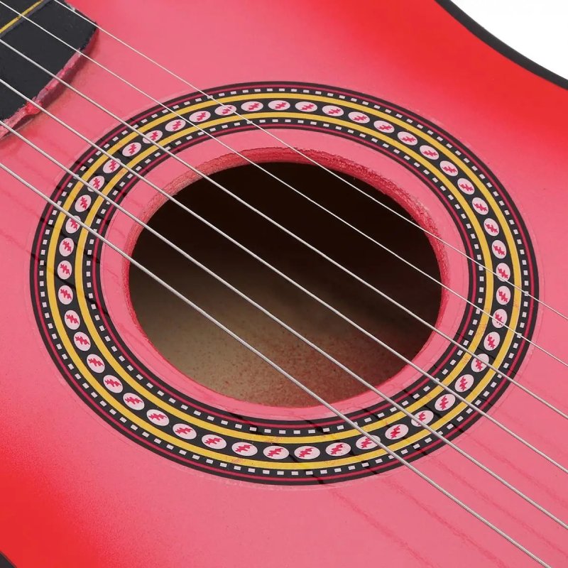 Dettagli della Chitarra per Bambini Trio Armonia Colorata 58 cm