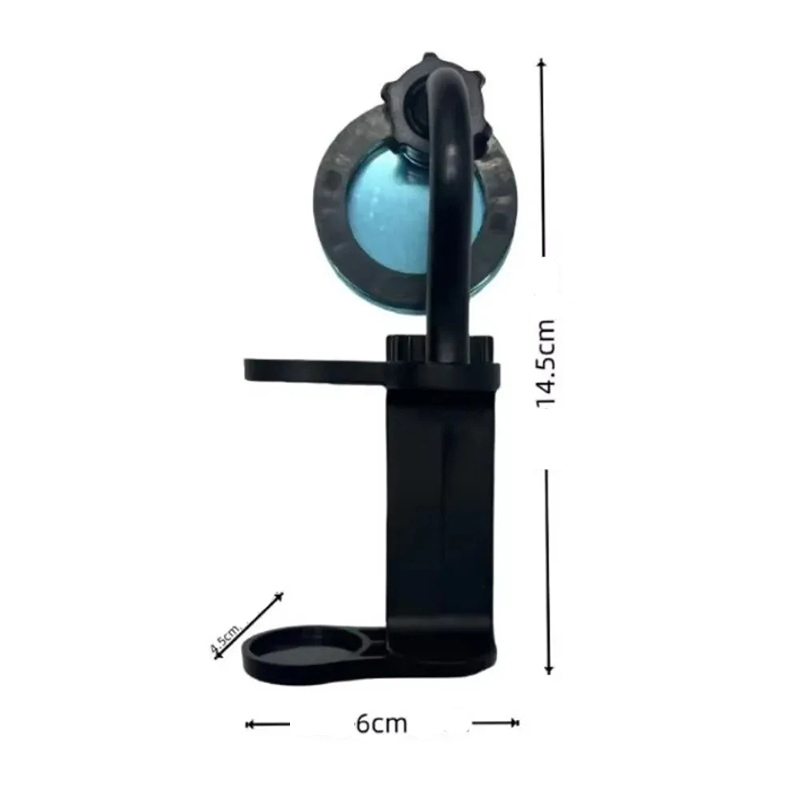 Dimensioni Supporto per Telefono per Chitarra - Clip Universale Mani Libere Regolabile