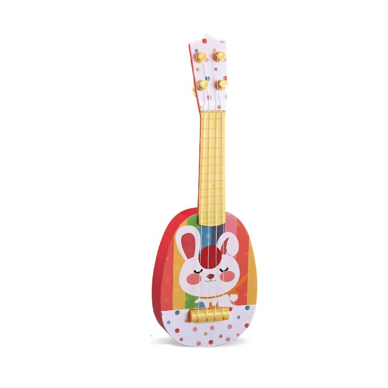 Guitare Enfant 'Lapin Studieux' pour les tout-petits !
