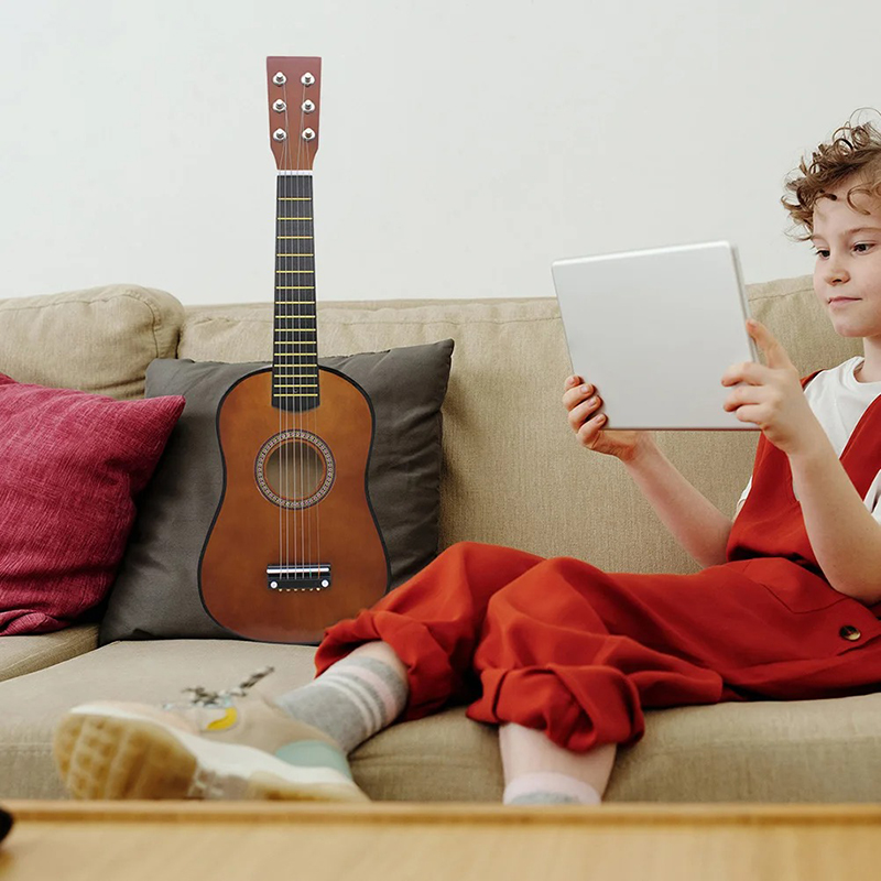 Guitare accoustique Folk pour enfant de 58 cm 'Classique Élégante'