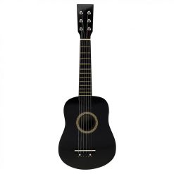 Chitarra classica per bambini in legno di tiglio di colore nero