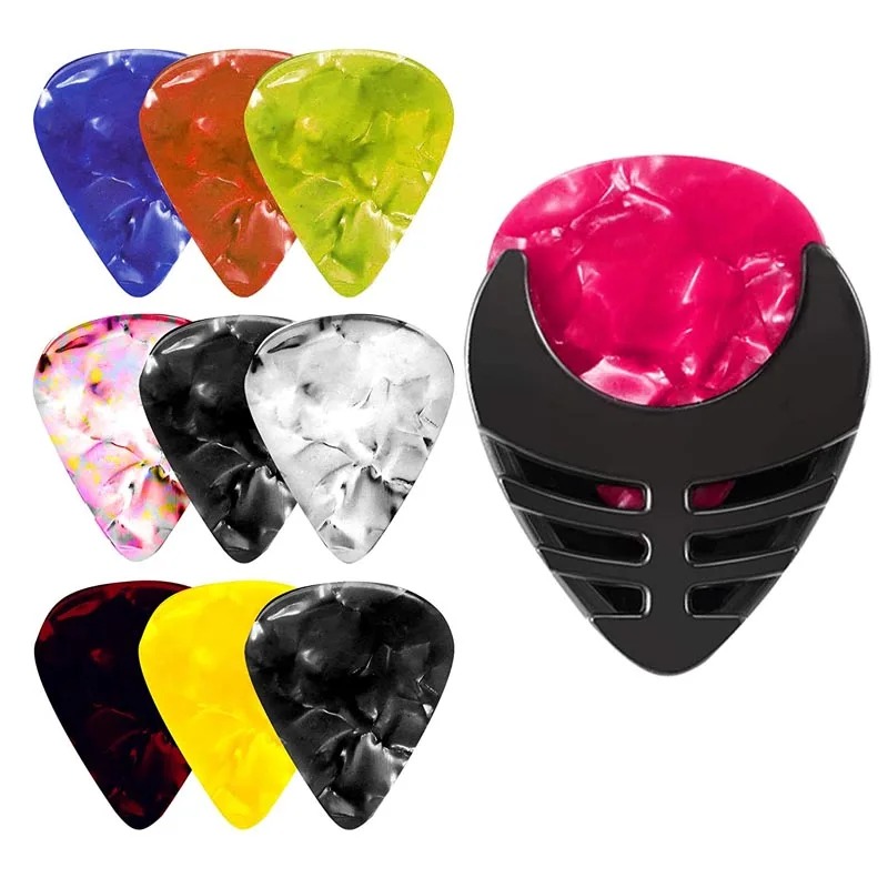 Magnifique Porte-Médiators Guitare – Grip Compact Auto-Adhésif
