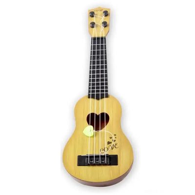 Mini Ukulele per Bambini 'Melodie del Cuore' Colore Beige