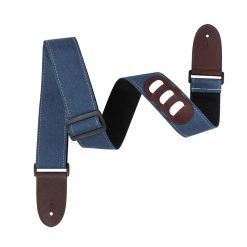 Cinghia per Chitarra in Denim 'Profondità Oceanica