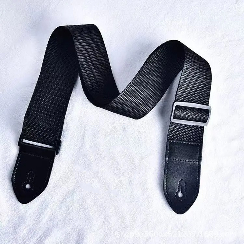 Cinghia per chitarra classica "MonoColor" Colore Nero