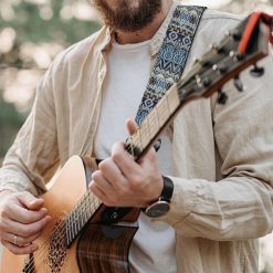 Cinghia per Chitarra Vintage 'Geometria Fredda