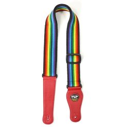 Panoramica Cinghia per Chitarra Colorata 'Arcobaleno Vibrante