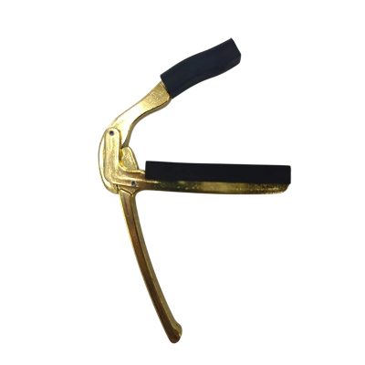 Capotasto per Chitarra con Manico Ergonomico - Serraggio Rapido e Potente Colore Oro