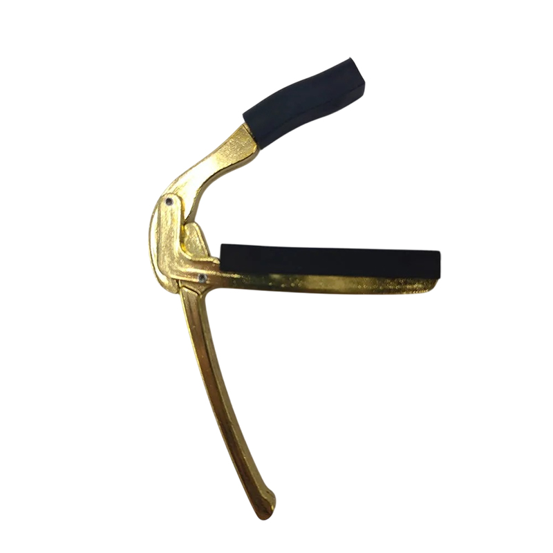 Capotasto per Chitarra con Manico Ergonomico - Serraggio Rapido e Potente Colore Oro