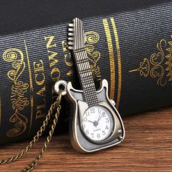 Ciondolo Chitarra Avant Rock e Orologio da Taschino - Time Solo Vintage
