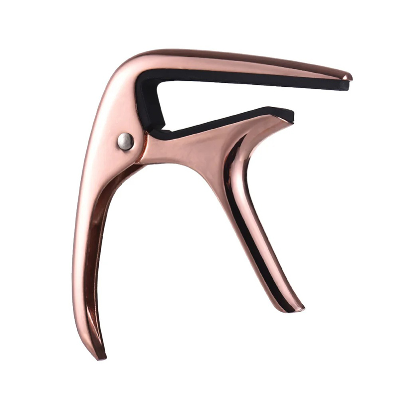 Capotasto Universale per Chitarra in Metallo - Colori Premium Colore Oro Rosa