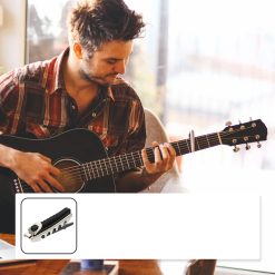 Dettagli Capotasto Chitarra Classica con Cinghia - Leggero, Elastico e Regolabile Multi-Strumento