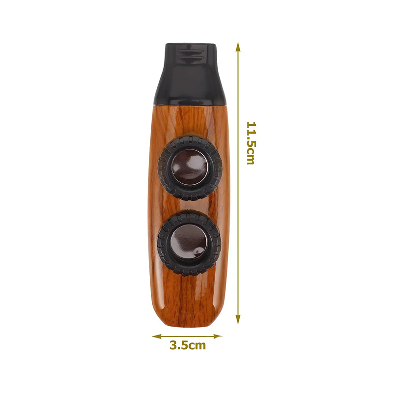 Dimensioni Kazoo con Design in Legno Vintage - Effetti Sonori Multipli