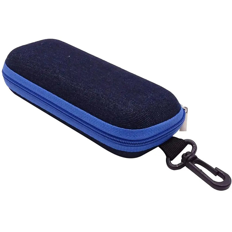 Custodia Rigida per Kazoo - Custodia da Trasporto Antishock con Moschettone Colore Blu