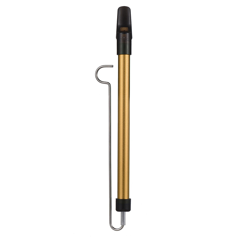 Flauto a Coulisse Cromatica Regolabile - Riscaldamento Vocale & Apprendimento Musicale Colore Oro