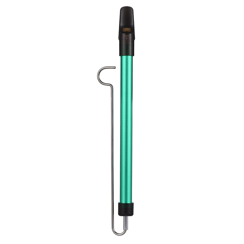 Flauto a Coulisse Cromatico Regolabile - Riscaldamento Vocale & Apprendimento Musicale Colore Verde