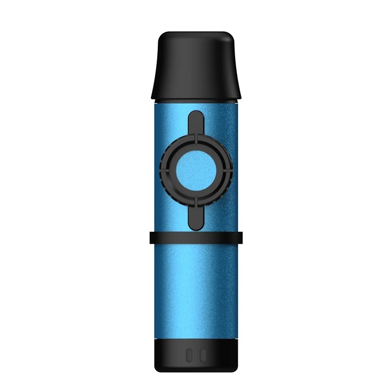 Kazoo Metallico Regolabile - Suono Professionale e Design Premium - Colore Blu