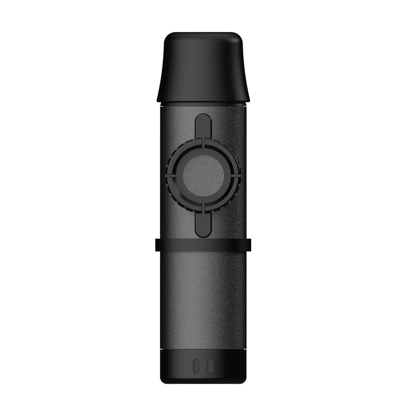 Kazoo Metallico Regolabile - Suono Professionale e Design Premium - Colore Nero