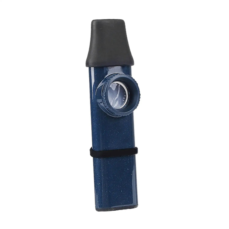 Kazoo Polivalente con Suono Puro & Bocchino per Flauto Dolce Colore Blu Marino