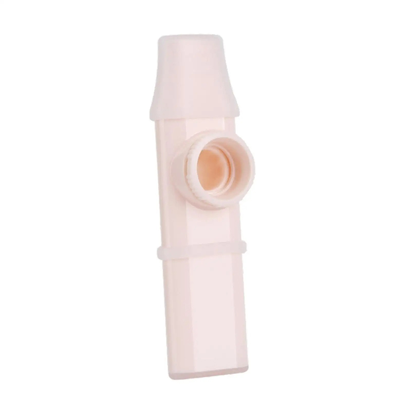 Kazoo Polivalente con Suono Puro & Bocchino per Flauto Dolce di Colore Rosa