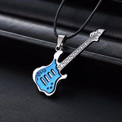 Magnifico Pendente Chitarra Rock 'Solo Cromatico' - 2 colori a scelta