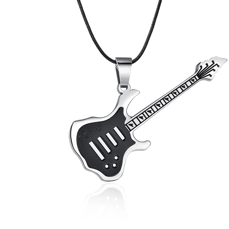 Ciondolo Chitarra Rock 'Solo Cromatico' Colore nero