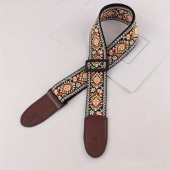 Tracolla per Chitarra Vintage con Dettagli Bohémien